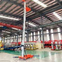 Enkel mast aluminium vertikal mannløft