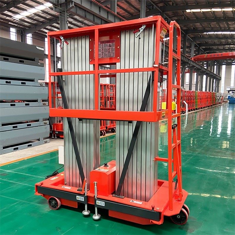 Telescopic Aluminum Alloy Double Mast Lift high quality