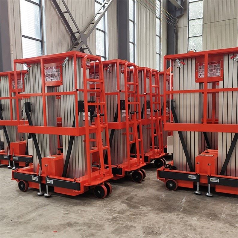 Telescopic Aluminum Alloy Double Mast Lift price